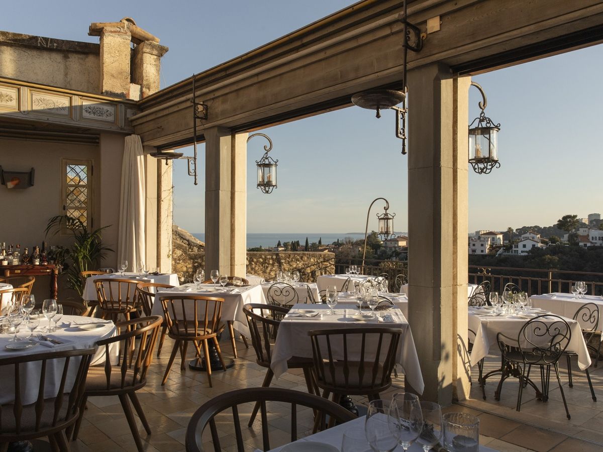 Terrasse vue mer du restaurant