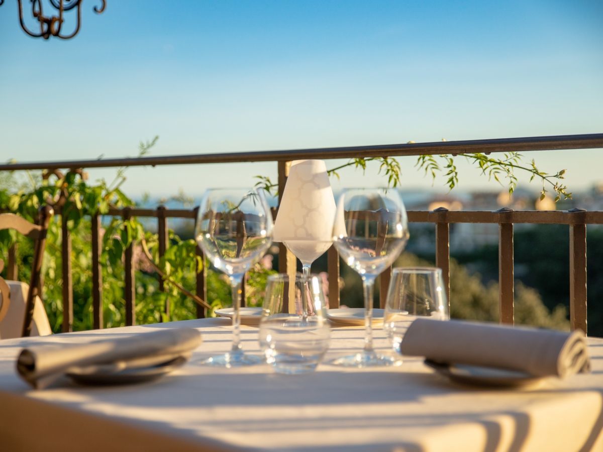 sea view terrace at the restaurant